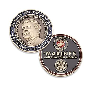 Amazon.co.jp: 海兵隊 チャレンジコイン - USMC ロナルド